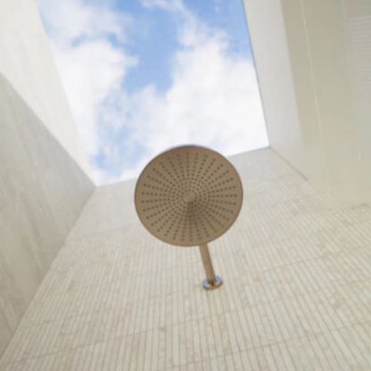 Thermostatiche inbouw regendoucheset Valencia - Air shower II - Brushed bronze