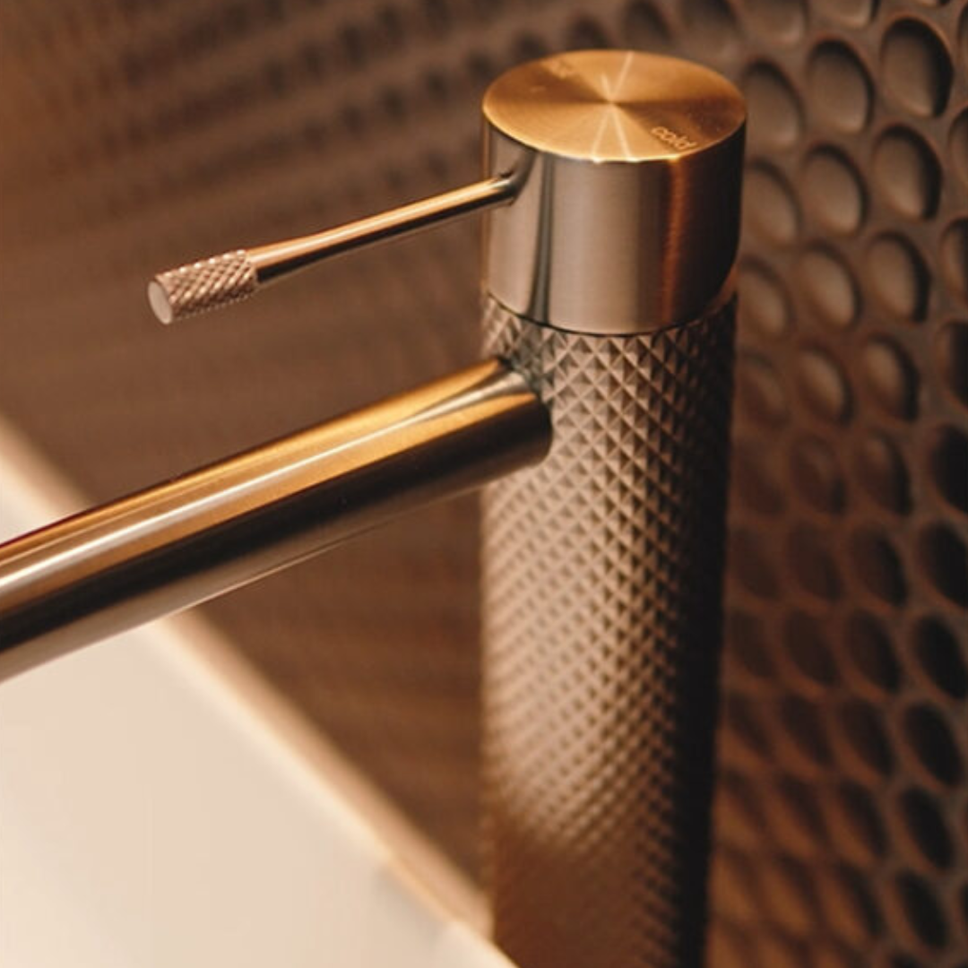 Hoge wastafelkraan Valencia - 1-Gats - Brushed bronze