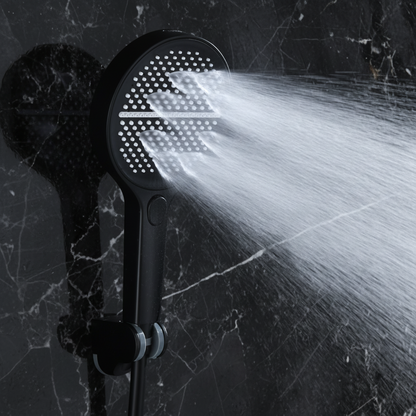 Douchepaneel Elena - LED - Digitaal display - Matte black - 145 × 18 × 65 cm