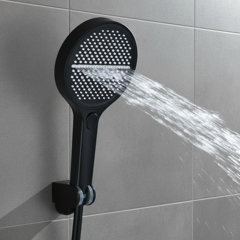 Douchepaneel Elena - LED - Digitaal display - Matte black - 145 × 18 × 65 cm