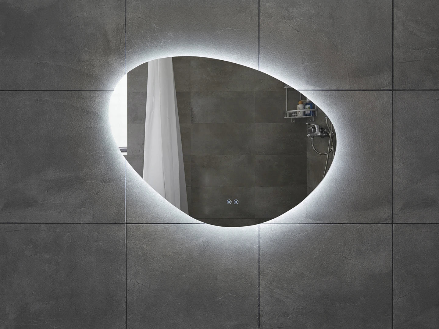 LED Badkamerspiegel - Horizontaal of verticaal - Alessia 120x90cm