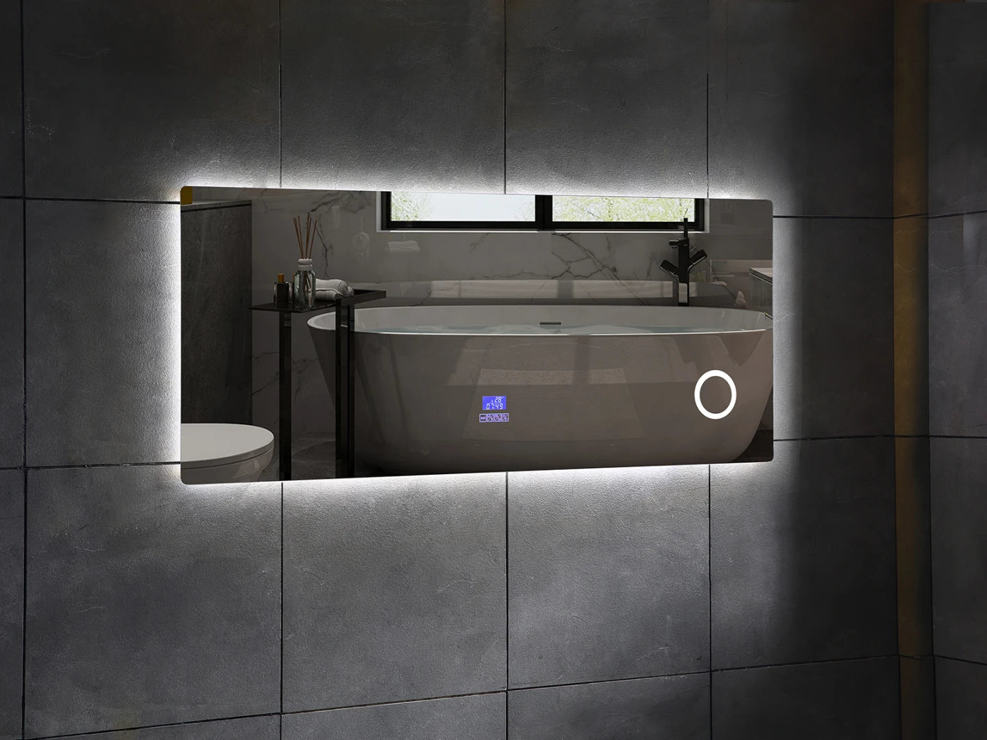 LED Badkamerspiegel - Bluetooth - Lorenzo 140x70cm