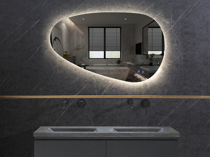 LED Badkamerspiegel - Horizontaal of verticaal - Darla 90x60cm