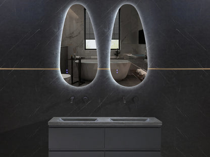 LED Badkamerspiegel - Horizontaal of verticaal - Darla 90x60cm