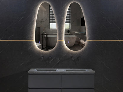 LED Badkamerspiegel - Horizontaal of verticaal - Darla 90x60cm