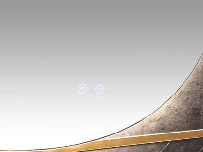 LED Badkamerspiegel - Horizontaal of verticaal - Darla 90x60cm