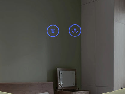 LED Badkamerspiegel - Valeria 100x100cm