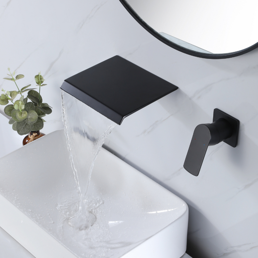 Inbouw wastafelkraan Louise - Mat zwart