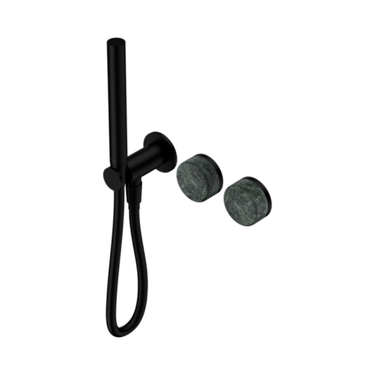 Inbouw douchemengkraan – Sorrento – Verde Alpi – Staafhanddouche – Zonder achterplaat – Matte black