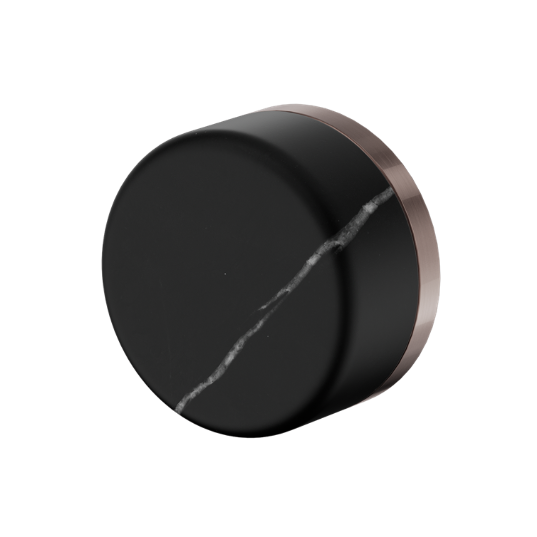 Inbouw mengkraan – Sorrento – Marquina Black– Brushed bronze