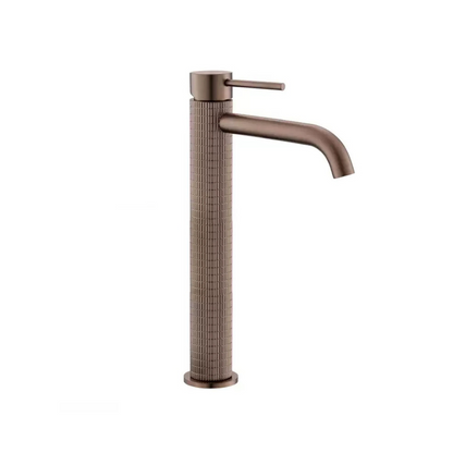 Hoge wastafelkraan Angelica - Brushed rose gold - 30.5 × 22.2 × 5.5 cm