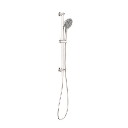 Handdouche met glijstang - Valencia – Air shower II - Brushed nickel