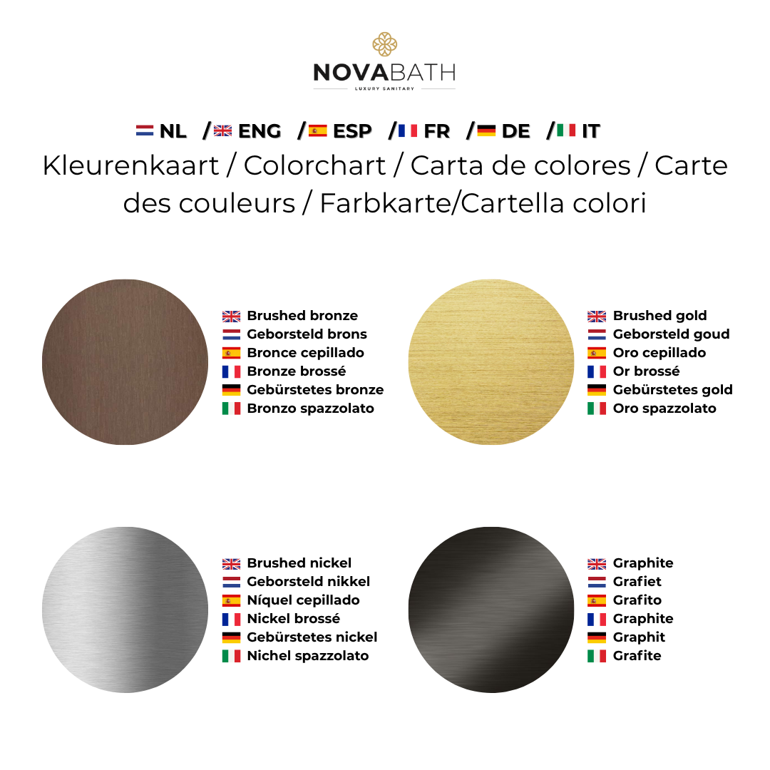 Buitendoucheset Capri – Vrijstaand – Regendouche & Staafhanddouche - Graphite