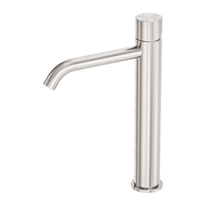 Hoge wastafelkraan Capri - Greeploos - 1-Gats - Brushed nickel