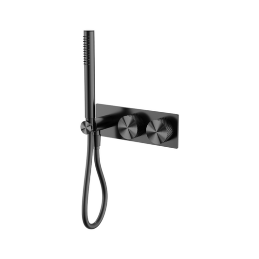 Inbouw douchemengkranen Valencia - Staafhanddouche - Graphite