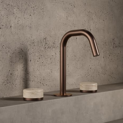 Inbouw mengkraan – Sorrento – Carrara – Brushed nickel