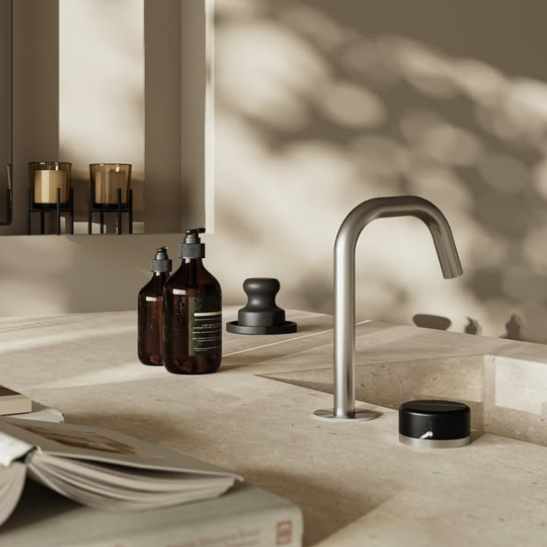 Inbouw mengkraan – Sorrento – Marquina Black – Matte black