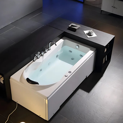 Opbouw Massagebad – Portofino – Glans Wit – 170x82x63 cm