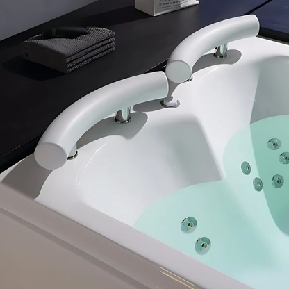 Hoekbad Massagebad – Florence – Glans Wit – 170x120x64 cm