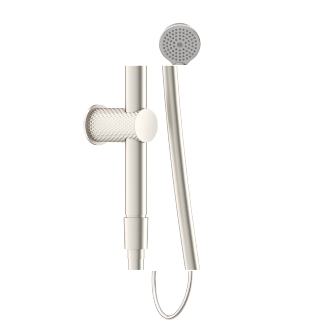 Handdouche met glijstang - Valencia – Air shower - Brushed nickel