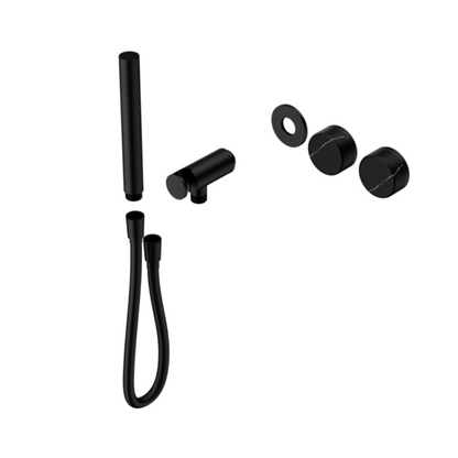 Inbouw douchemengkraan – Sorrento – Marquina Black – Staafhanddouche – Zonder achterplaat – Matte black