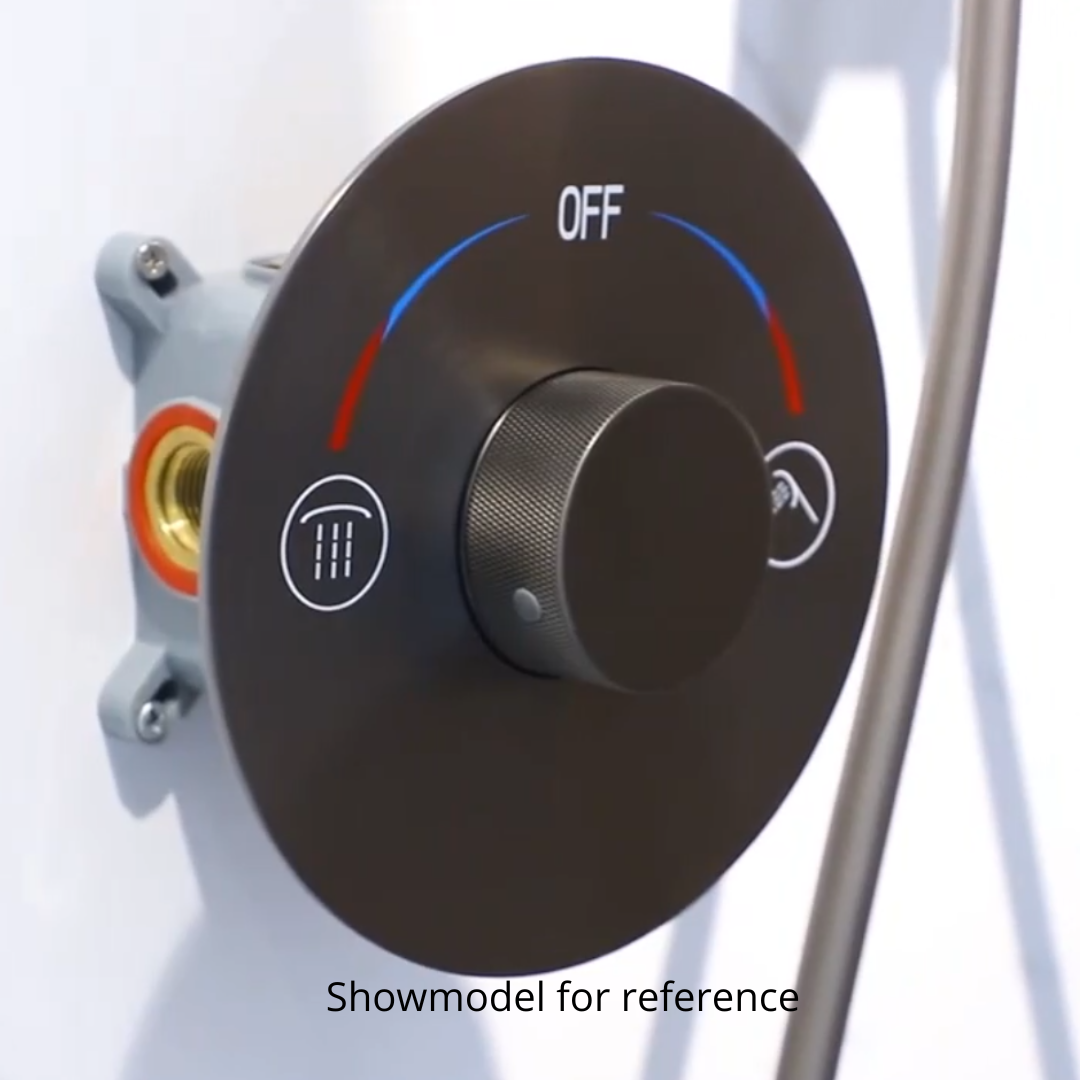 Inbouw Regendoucheset Amalia - Matte black