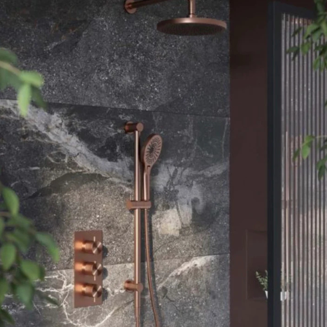 Inbouw thermostaatkraan – Valencia – Brushed bronze