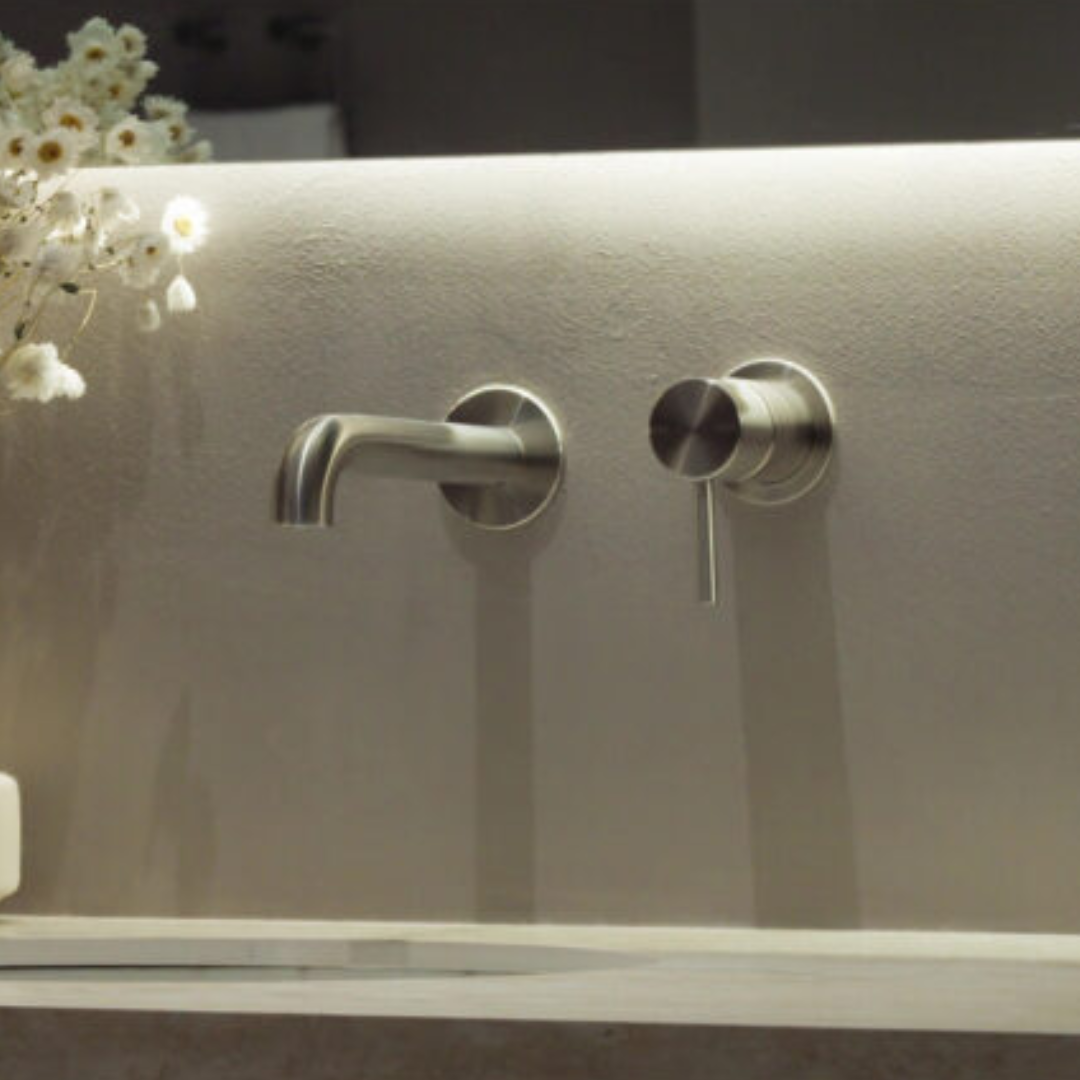 Inbouw wastafelkraan Capri – Zonder achterplaat - Brushed gold