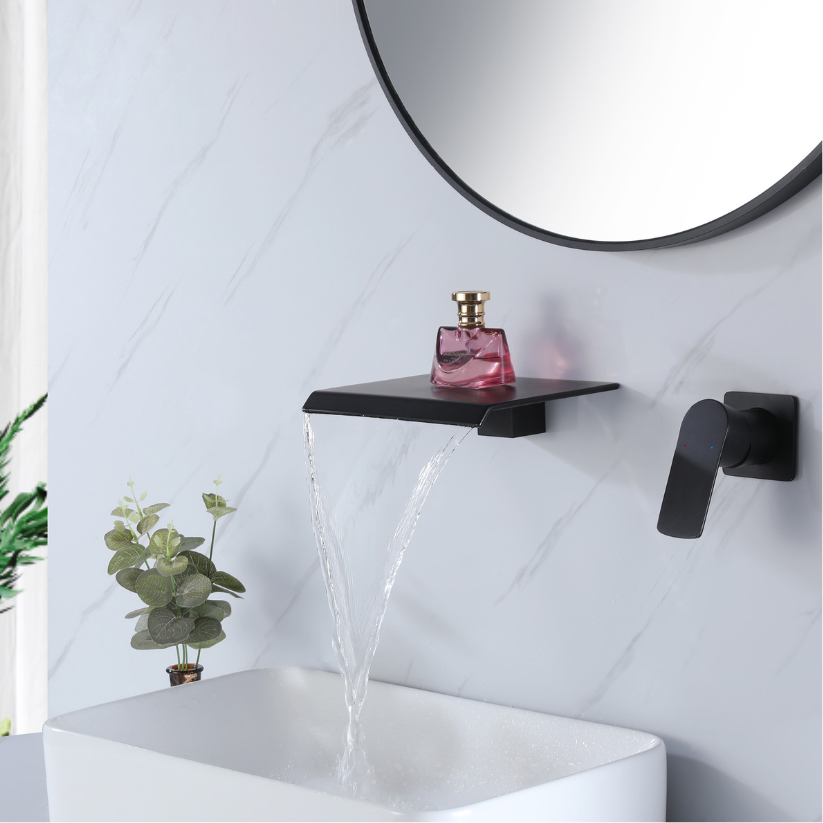 Inbouw wastafelkraan Louise - Mat zwart