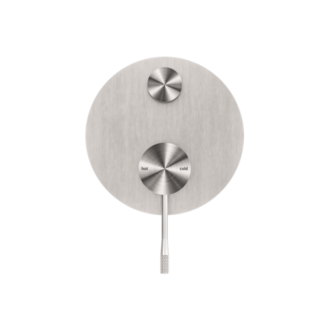 Inbouw mengkraan met diverter – Valencia – Brushed Nickel