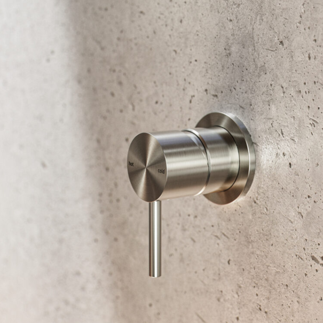 Inbouw mengkraan - Capri - 1-Gats - Brushed nickel