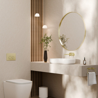 Inbouw wastafelkraan Capri – Brushed gold