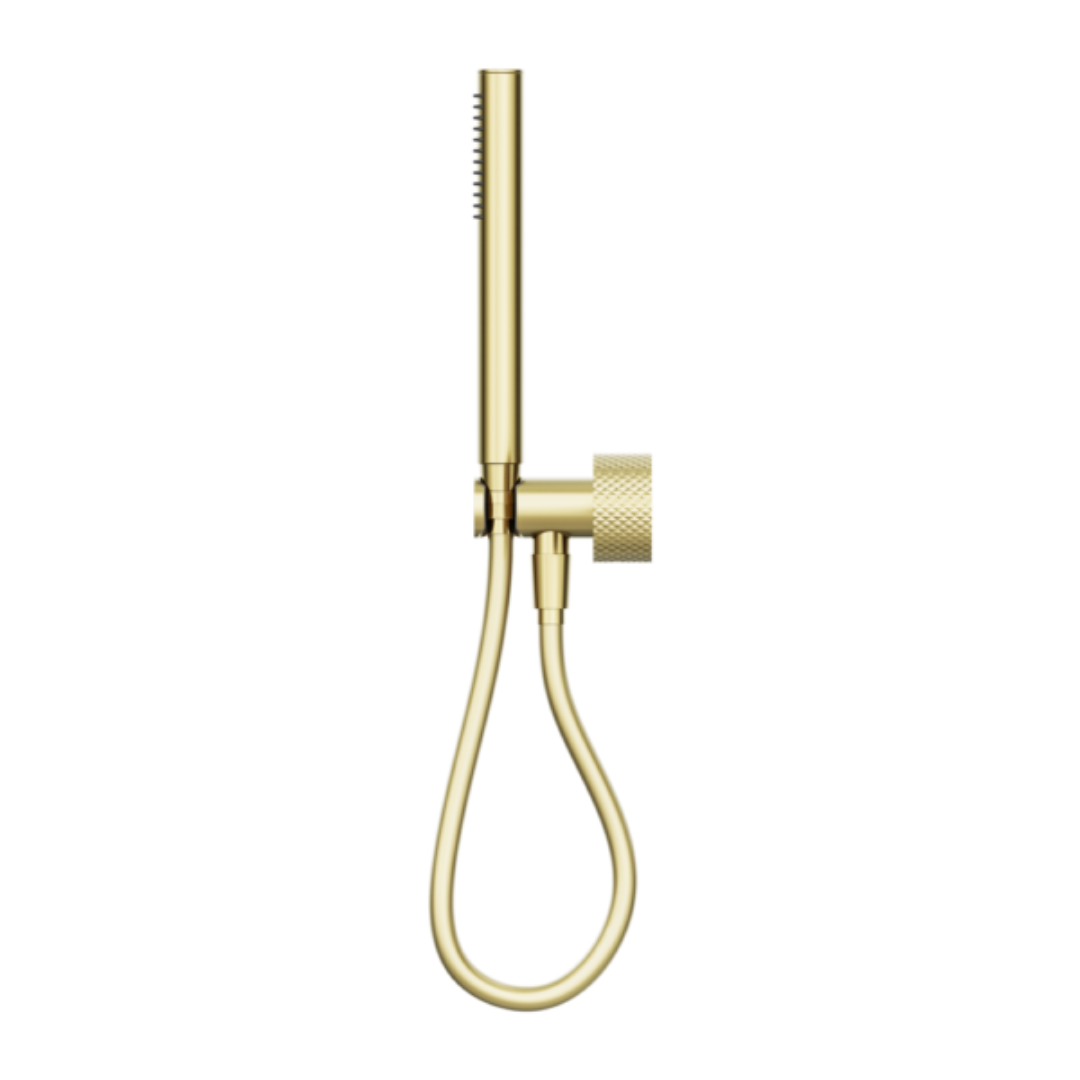 Inbouw douchemengkranen Valencia - Staafhanddouche - Zonder achterplaat - Brushed gold