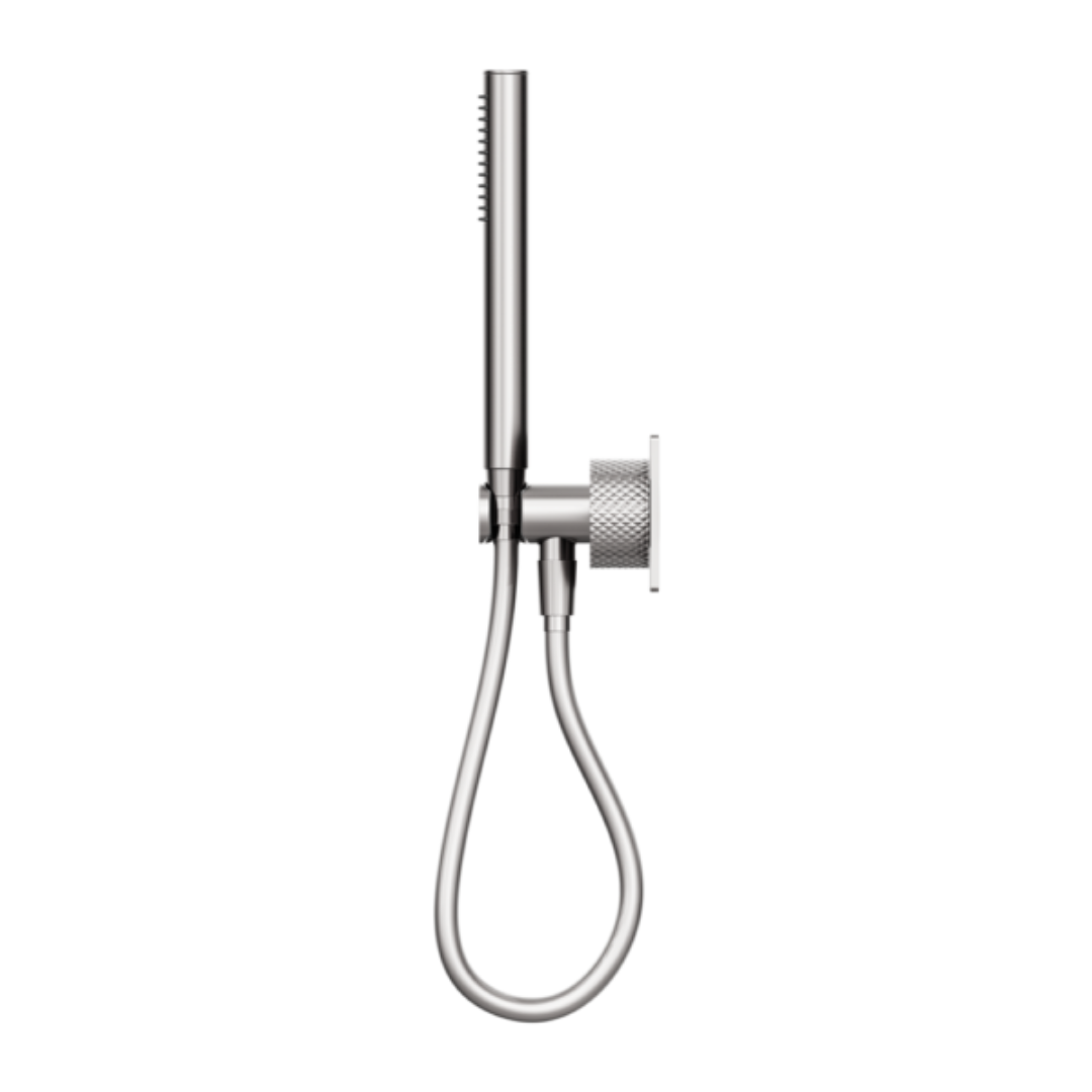 Inbouw douchemengkranen Valencia - Staafhanddouche - Brushed nickel