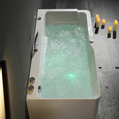 Opbouw massagebad - Marbella - Glans wit - 180x90x62 cm