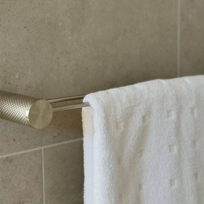 Dubbele Handdoekrek Valencia - Brushed Gold