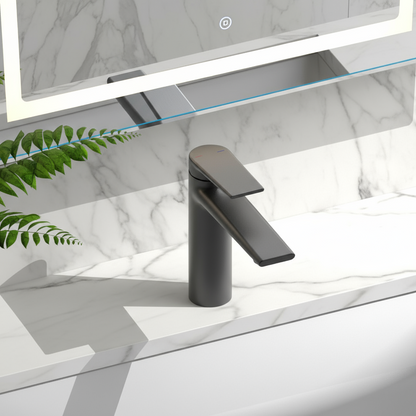 Opbouw wastafelkraan Diego  – Matte black - 15 × 13,7 × 4,4 cm