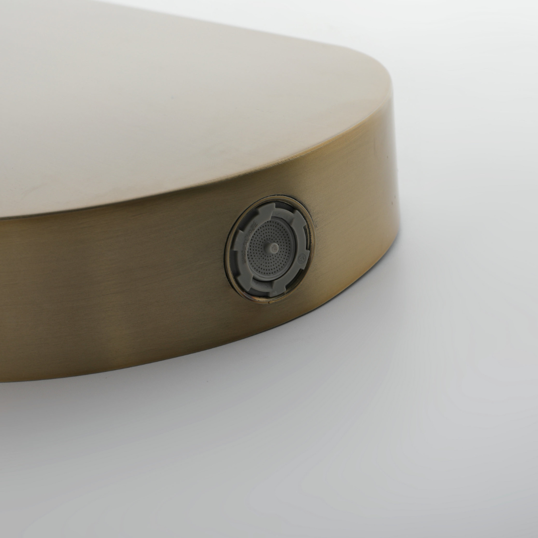 Douchepaneel Elena - LED - Digitaal display - Brushed gold - 145 × 18 × 65 cm