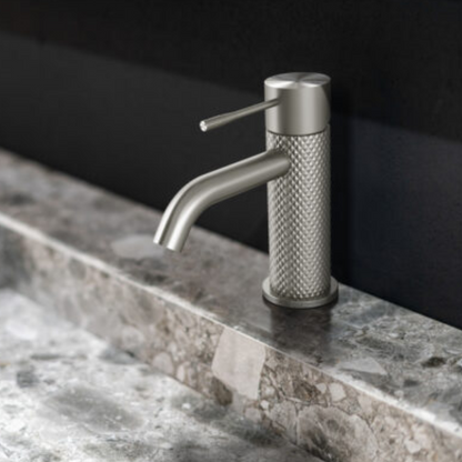 Opbouw wastafelkraan Valencia - 1-Gats - Brushed nickel