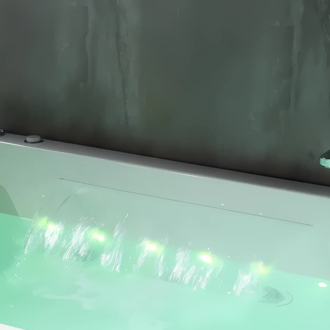 Opbouw Massagebad – Isabella – Glans Wit – 170x115x72 cm