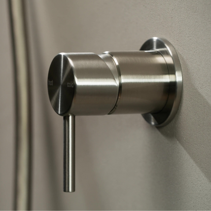 Inbouw mengkraan - Capri - 1-Gats - Brushed nickel