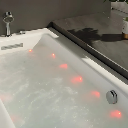 Opbouw Massagebad – Montreal – Glans Wit – 171x81x58 cm