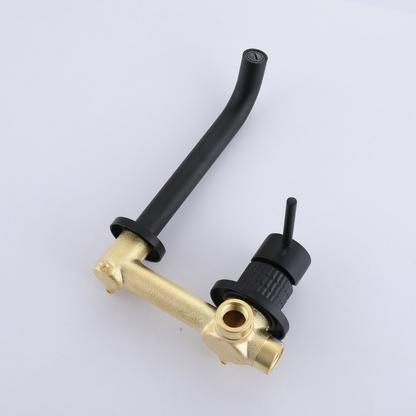 Inbouw wastafelkraan Angelica - Matte black - 23 × 20.5 × 10 cm