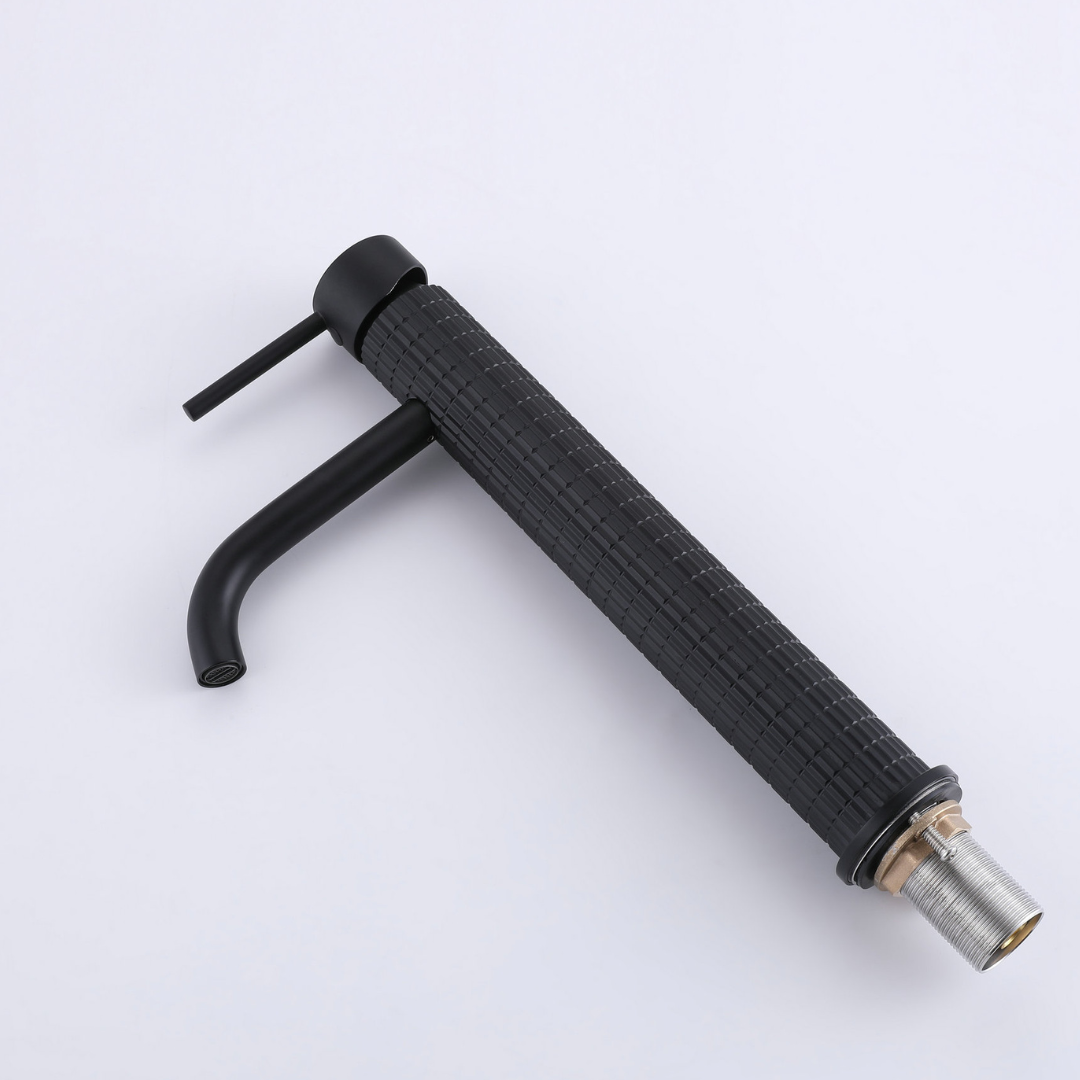 Hoge wastafelkraan Angelica - Matte black - 30,5 × 5,5 × 19 cm