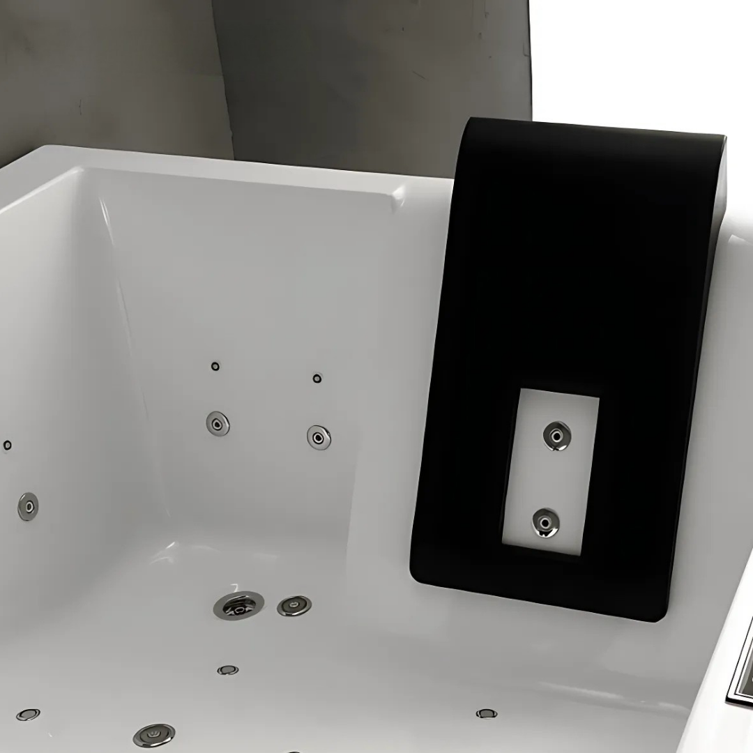 Opbouw Massagebad – Dubai – Glans Wit – 160x110x60 cm