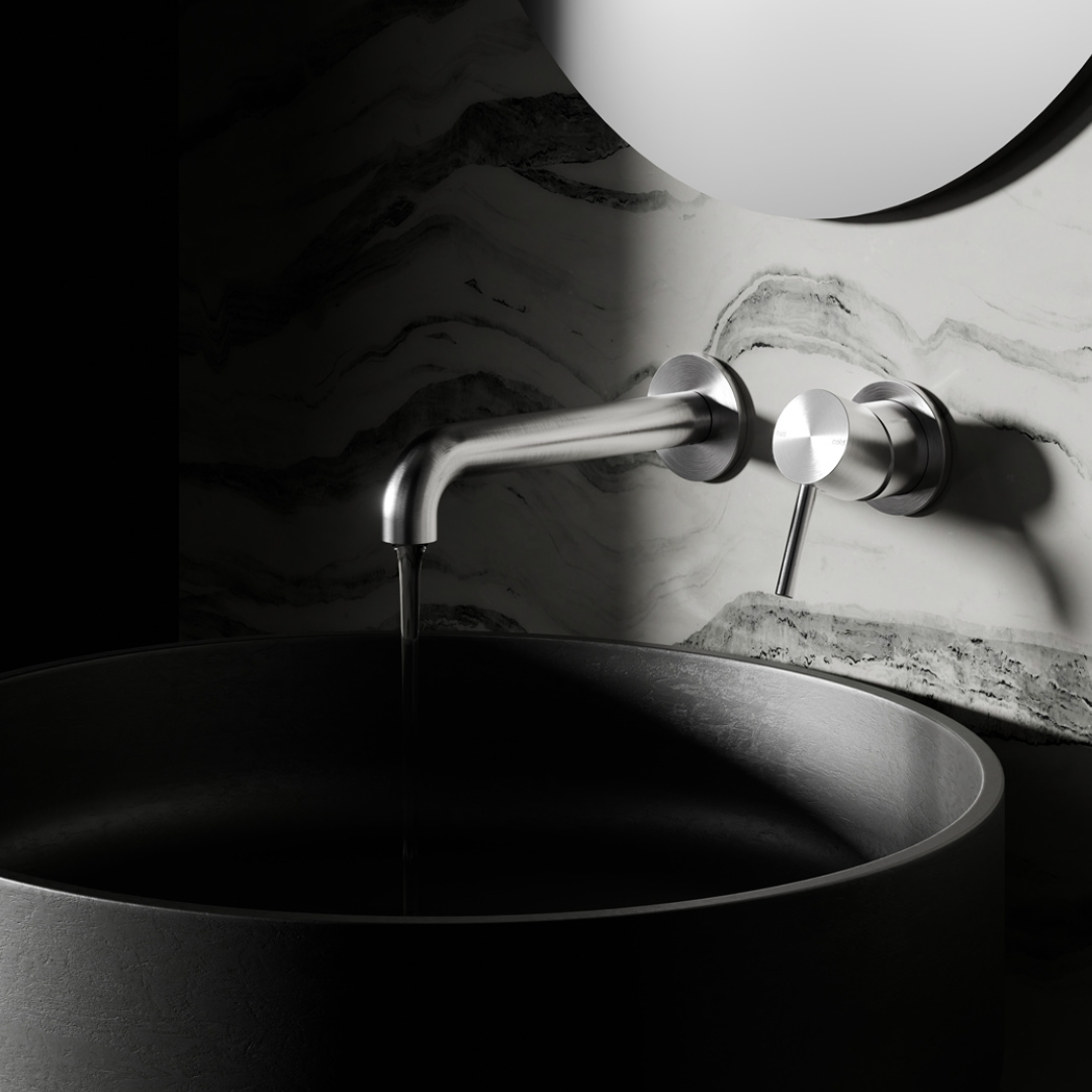 Inbouw wastafelkraan Capri – Zonder achterplaat - Brushed nickel