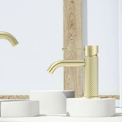 Opbouw wastafelkraan Valencia - 1-Gats - Brushed gold