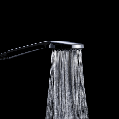 Handdouche met glijstang - Valencia – Air shower - Brushed nickel