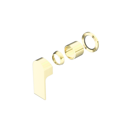 Regendoucheset Portofino - Brushed gold - Met inbouwmengkraan