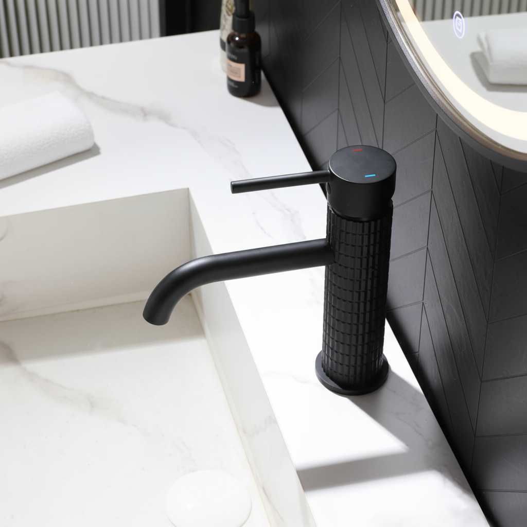 Opbouw wastafelkraan Angelica - Matte black - 15.9 × 12.2 × 5.5 cm